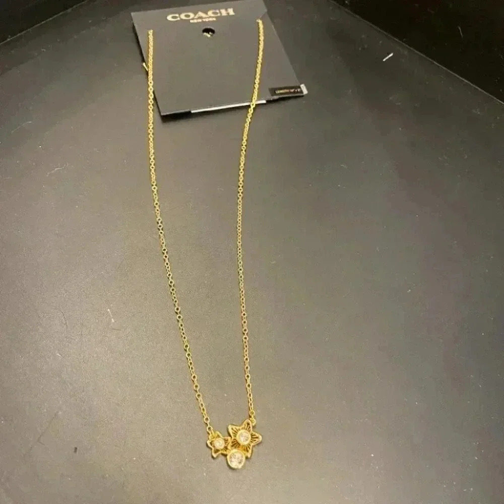 WILDFLOWER CLUSTER PENDANT NECKLACE (COACH C4264) - Picture 3 of 7